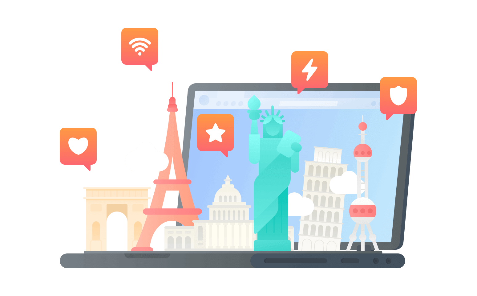 在摩纳哥连接到中国的加速器 - 返华VPN